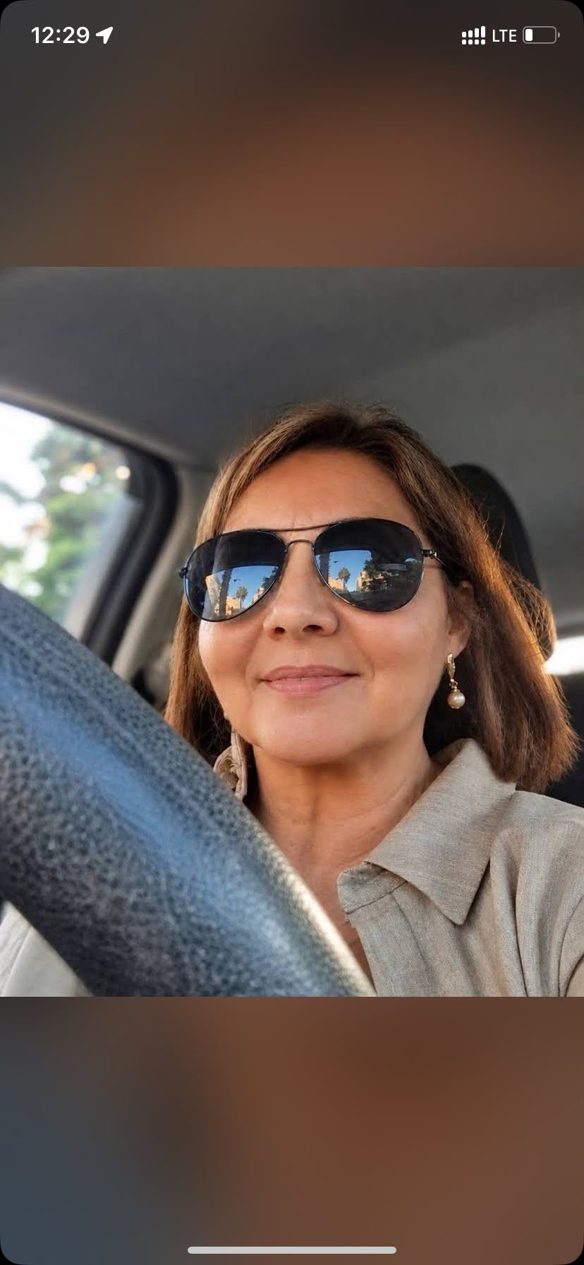 Silvia Esquibel manejando